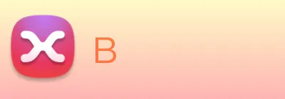 B Logo